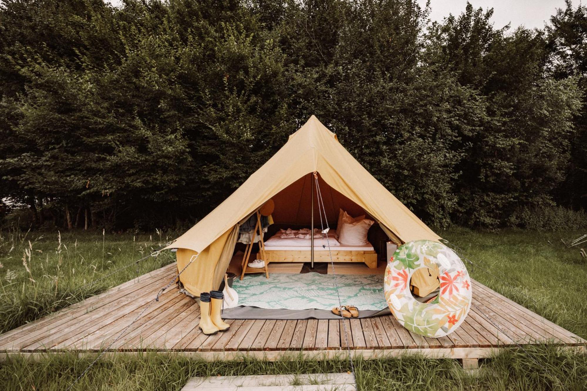 Raus Und Gut Glamping Am Graebendorfer See Drebkau Exterior photo